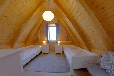 Ein Bett oder Betten in einem Zimmer der Unterkunft SV3 Nordertill17