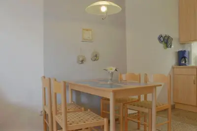 Küche/Küchenzeile in der Unterkunft Haus Amrum WE 06