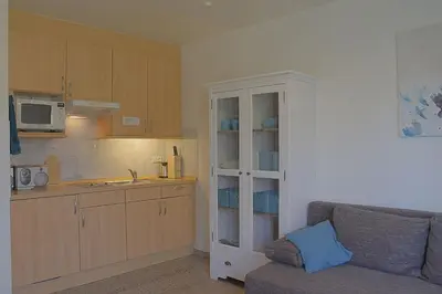 Küche/Küchenzeile in der Unterkunft Haus Amrum WE 11