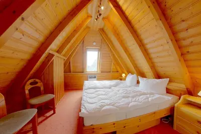 Ein Bett oder Betten in einem Zimmer der Unterkunft SV2 Eversand 8
