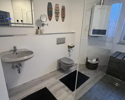 Ein Badezimmer in der Unterkunft LT35a Haus Sternengucker