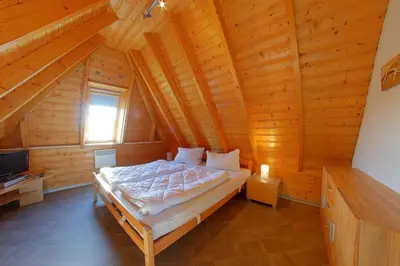 Ein Bett oder Betten in einem Zimmer der Unterkunft SV2 Ostertill 4