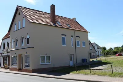 Das Gebäude in dem sich die Ferienwohnung befindet