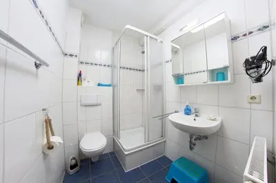 Ein Badezimmer in der Unterkunft KD12-46 NordseeFlair