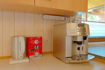 Küche/Küchenzeile in der Unterkunft KW21a Ferienhaus Silbermöwe