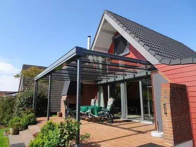 Das Gebäude in dem sich die Ferienwohnung befindet