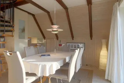 Ein Sitzbereich in der Unterkunft SE RP8 Ferienhaus am Wattenmeer