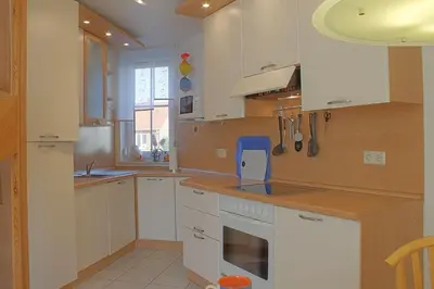Küche/Küchenzeile in der Unterkunft LT 33a Bungalow Max