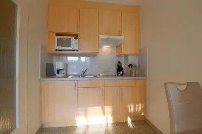 Küche/Küchenzeile in der Unterkunft FeWo 07 - Haus Amrum