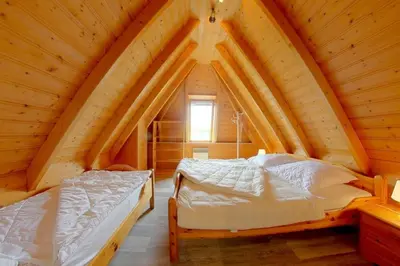 Ein Bett oder Betten in einem Zimmer der Unterkunft SV2 Tegeler Rinne 16