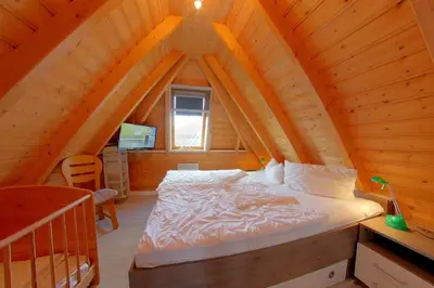 Ein Bett oder Betten in einem Zimmer der Unterkunft SV3 Westertill 17
