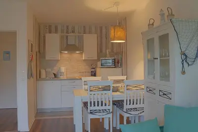 Küche/Küchenzeile in der Unterkunft Haus Amrum WE 10