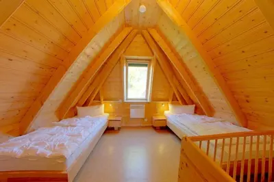Ein Bett oder Betten in einem Zimmer der Unterkunft SV3 Hans Albers 13