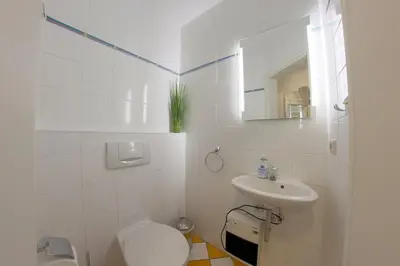 Ein Badezimmer in der Unterkunft KI8a Ferienhaus Ruby