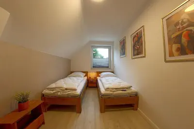 Ein Bett oder Betten in einem Zimmer der Unterkunft AE13 Engelsbrise