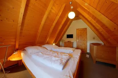 Ein Bett oder Betten in einem Zimmer der Unterkunft SV2 Nordertill 13