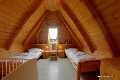 Ein Bett oder Betten in einem Zimmer der Unterkunft SV3 Medemsand 2