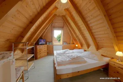 Ein Bett oder Betten in einem Zimmer der Unterkunft SV3 Medemsand 2
