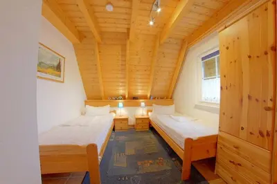 Ein Bett oder Betten in einem Zimmer der Unterkunft SV3 Westertill 39