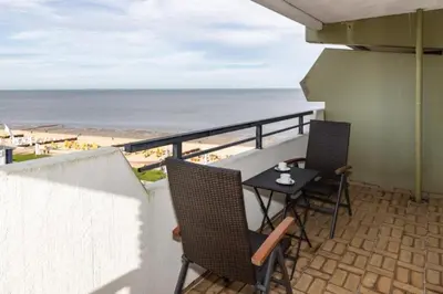 Ein allgemeiner Meerblick oder ein Meerblick von der Ferienwohnung aus