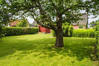 Ein Garten an der Unterkunft Ferienhaus, Kleine Perle