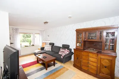 Ein Sitzbereich in der Unterkunft Ferienhaus, Kleine Perle