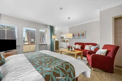 TV/Unterhaltungsangebot in der Unterkunft Ferienwohnung Amrum Büsum