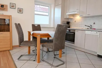 Küche/Küchenzeile in der Unterkunft Mare Comfort Wohnung 6