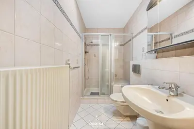 Ein Badezimmer in der Unterkunft Ferienwohnung Muschel Büsum