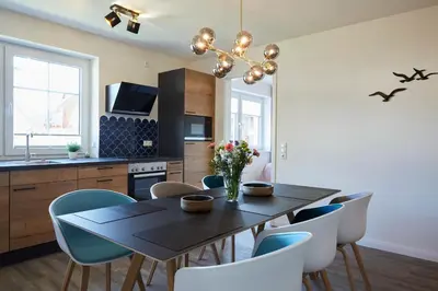 TV/Unterhaltungsangebot in der Unterkunft Kattegat Apartment 03