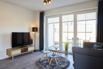 TV/Unterhaltungsangebot in der Unterkunft Kattegat Apartment 06