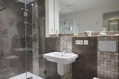 Ein Badezimmer in der Unterkunft Kattegat Apartment 07