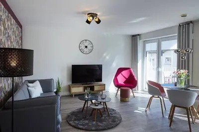TV/Unterhaltungsangebot in der Unterkunft Kattegat Apartment 12