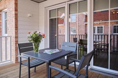 Ein Balkon oder eine Terrasse in der Unterkunft Kattegat Apartment 17