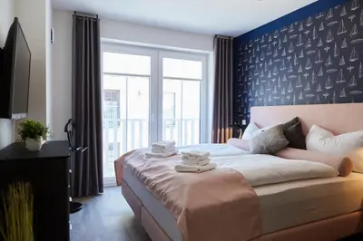 Ein Bett oder Betten in einem Zimmer der Unterkunft Kattegat Apartment 19
