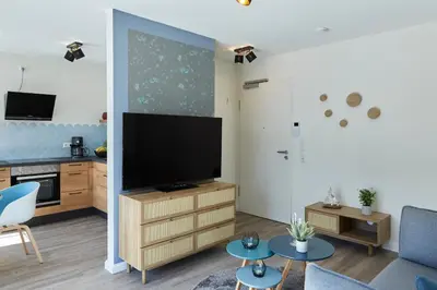 TV/Unterhaltungsangebot in der Unterkunft Kattegat Apartment 21