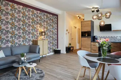 Küche/Küchenzeile in der Unterkunft Kattegat Apartment 23