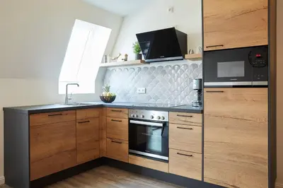 Küche/Küchenzeile in der Unterkunft Kattegat Apartment 24