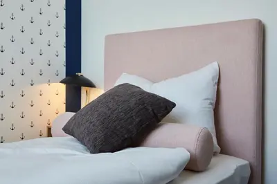 Ein Bett oder Betten in einem Zimmer der Unterkunft Kattegat Apartment 25