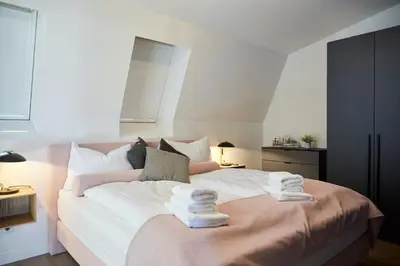 Ein Bett oder Betten in einem Zimmer der Unterkunft Kattegat Apartment 27