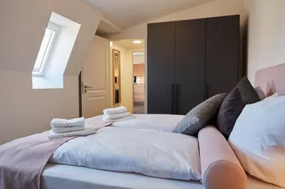 Ein Bett oder Betten in einem Zimmer der Unterkunft Kattegat Apartment 28