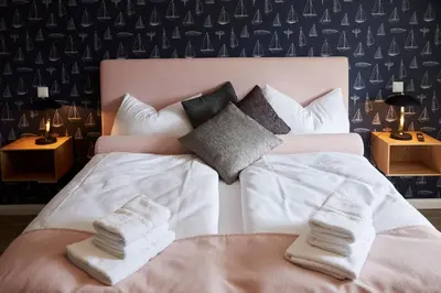 Ein Bett oder Betten in einem Zimmer der Unterkunft Kattegat Apartment 29