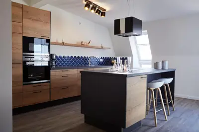 Küche/Küchenzeile in der Unterkunft Kattegat Apartment 29