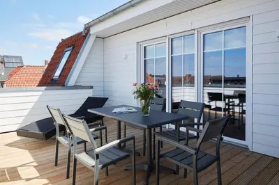 Ein Balkon oder eine Terrasse in der Unterkunft Kattegat Apartment 29