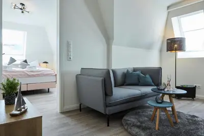 Ein Bett oder Betten in einem Zimmer der Unterkunft Kattegat Apartment 31