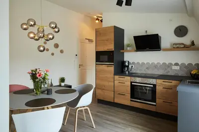 Küche/Küchenzeile in der Unterkunft Kattegat Apartment 32