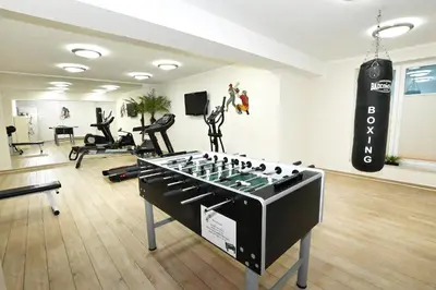 Das Fitnesscenter und/oder die Fitnesseinrichtungen in der Unterkunft Bernstein Mare Luxor 03