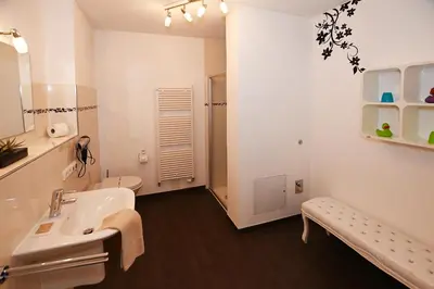 Ein Badezimmer in der Unterkunft Bernstein Mare Luxor 06