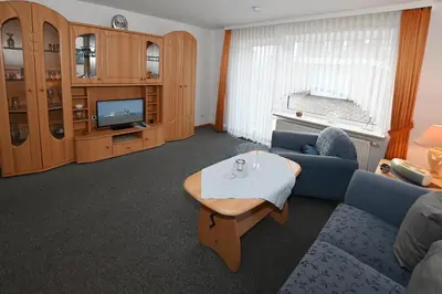 Ein Sitzbereich in der Unterkunft Bernstein Mare-Supreme Wohnung 2