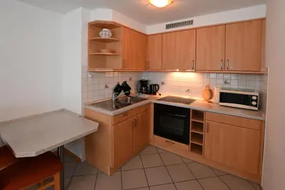 Küche/Küchenzeile in der Unterkunft Bernstein Mare-Supreme Wohnung 2